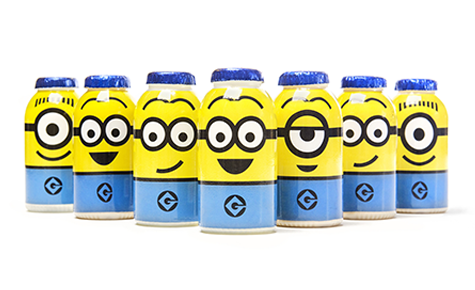 Leite fermentado Vigor 75g – Minions Design: M Design Convertedor: Plastirrico / Flexoprint Brand owner: Vigor