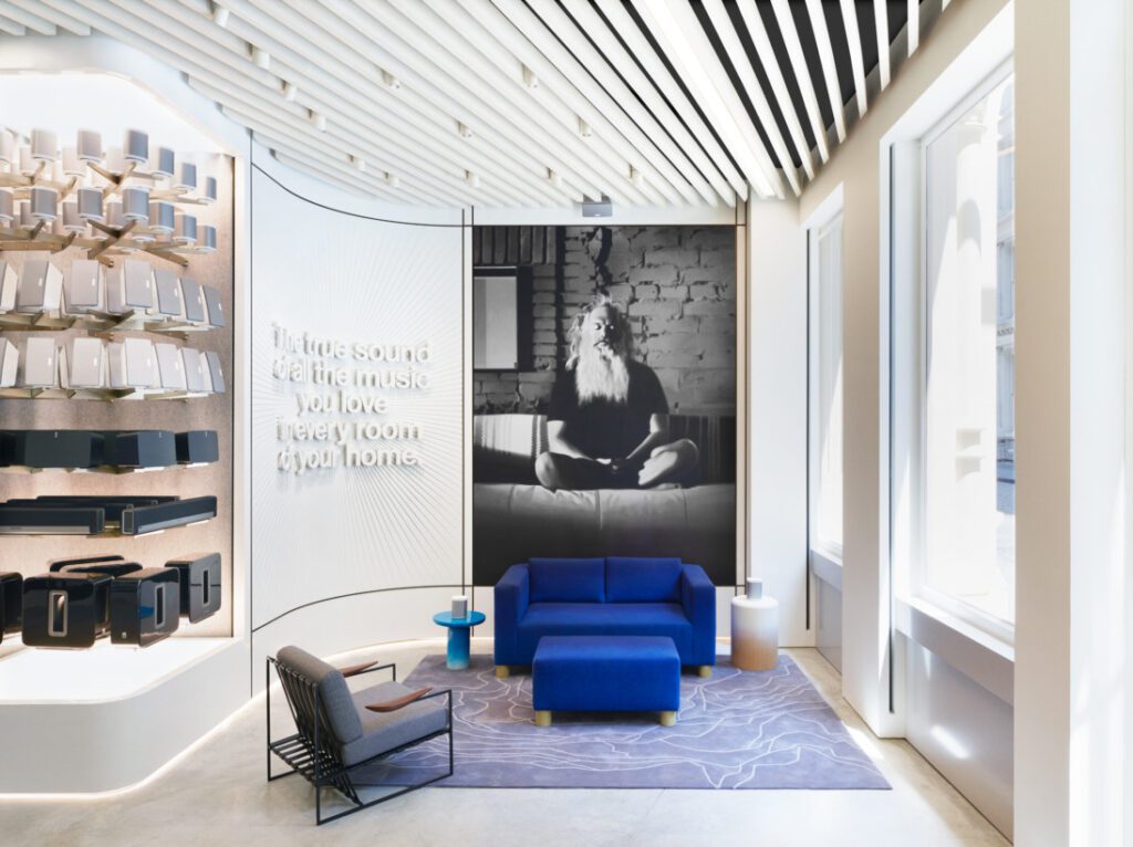 Pirch, SoHo, em NY. Visual merchandising explorando o propósito da marca