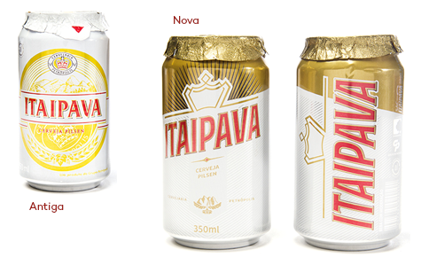 Cerveja Itaipava Design: FutureBrand Convertedor: Ball Corporation / Crown Brand owner: Grupo Petrópolis